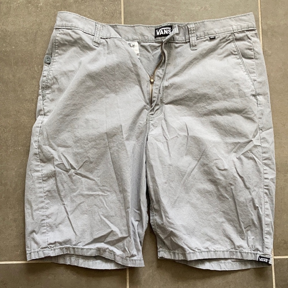 Vans grey shorts size 32